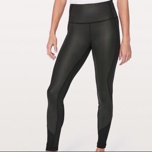 Lululemon leather like leggings